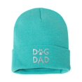 thumbnail image 1 of Adult Dog Dad Embroidered Cuffed Knit Beanie Cap, 1 of 1