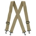 thumbnail image 1 of CTM®  Elastic X-Back Suspenders with Plastic Hook Ends (Men's), 1 of 2