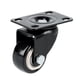 thumbnail image 1 of Rodaja de PVC negro giratoria 2'' Surtek, 1 of 1