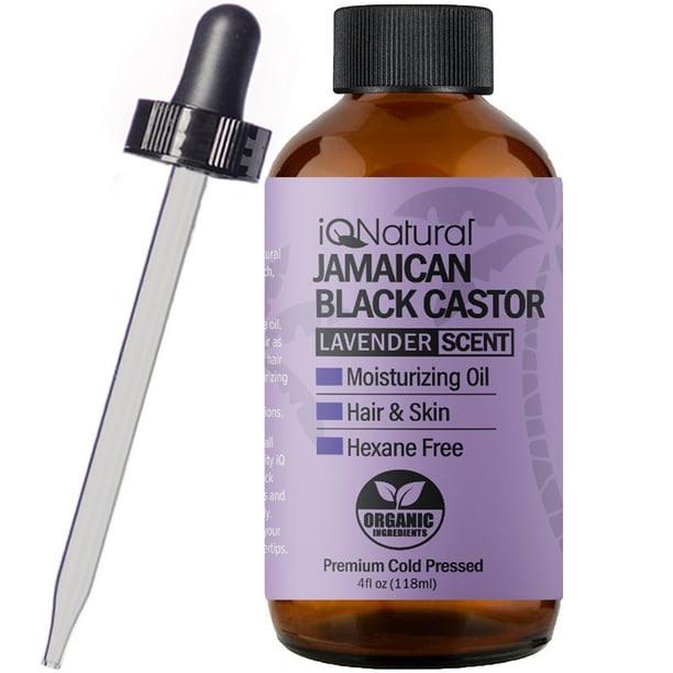 IQ Natural Jamaican Black Castor Oil Hair Oil for Hair Growth and