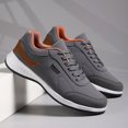 thumbnail image 2 of NOKIO Men's Casual Sports Shoes Anti-S𝗅ip Durab𝗅e Running Shoes Summer Lightweight Walking Shoes Outdoor Athlet𝗂c Casual Shoes La𝖼e Up Tennis Workout Sneakers for Back to College, 2 of 4