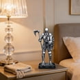 thumbnail image 5 of Seyotauo Resin Soldier Figurine Ornament Vintage Silver Statue Decor for Home Office Desk Shelf Living Room Bedroom Hotel Decorations,Small Knick Knacks for Home Decor Shelve, 5 of 6
