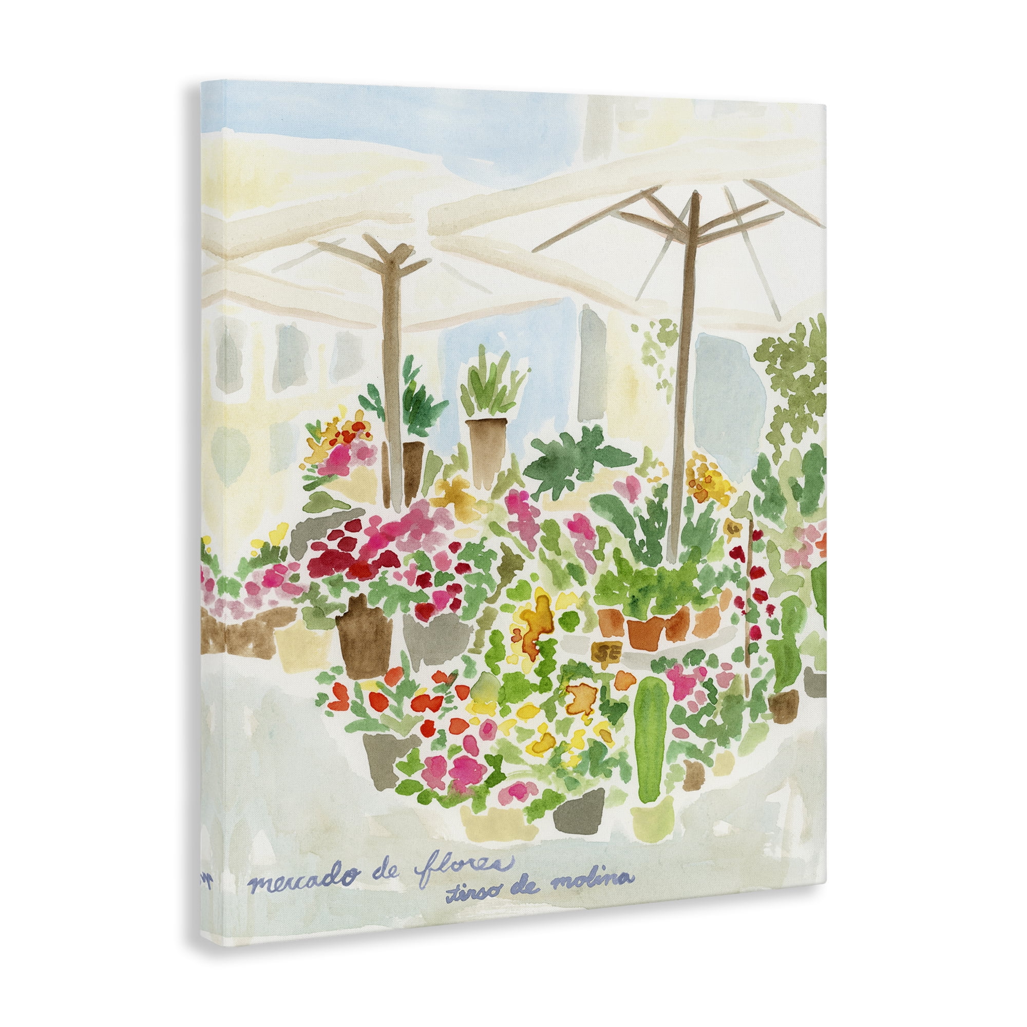 Stupell Industries Canopy Covered Garden Scenic & Cityscapes Painting Wrapped Canvas Art Print Wall Art, 16 x 20