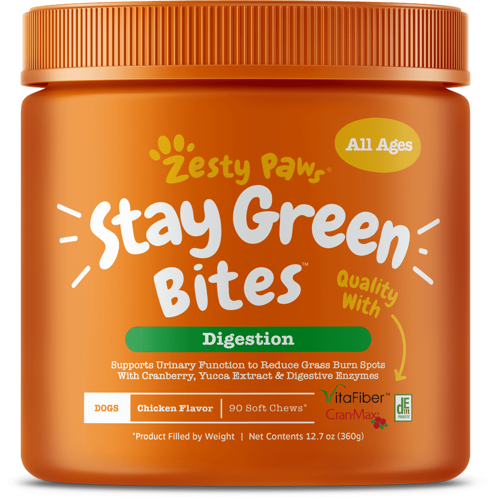 Zesty Paws Grass Defense Stay Green Bites Digestive & Immune Health
