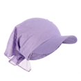 thumbnail image 4 of Pañuelo tipo bandana para mujer, gorro, cubierta para la cabeza a la moda, bufanda para ciclismo, fiestas y actividades al aire libre. Morado claro, 4 of 9