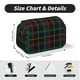 thumbnail image 5 of Disketp Buffalo Plaid Dark Green Estuche de Lápices de Doble Capa con Tapa Abatible y Cremallera, Organizador Escolar para Adolescentes y Adultos, 5 of 7