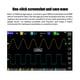 thumbnail image 4 of Eigraketly Preciso 3 modos de disparo Osciloscopio de pantalla digital 1 Gsa / s Relación de muestreo 100 MHz Osciloscopios Operación táctil Material de laboratorio Enchufe de la UE, 4 of 6