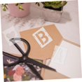 thumbnail image 5 of FYBTOF 42pcs Spray Painted Letter Stencils Wall Stencils Large Pattern Letter Stencils Alphabet Household Spray Stencils Stencil Letters Craft Plastic Alphabet Board Stencils for Crafts-5100, 5 of 5