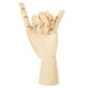 thumbnail image 2 of Modelo de mano de madera, modelo de mano de madera, arte, marioneta de mano de madera, escultura de madera, diseño a prueba de futuro, 2 of 12