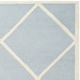 thumbnail image 5 of SAFAVIEH Cambridge Kennedy Geometric Wool Area Rug, Light Blue/Ivory, 8' x 10', 5 of 7