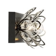 thumbnail image 5 of Poppy 2-Light Bathroom Vanity Light in Matte Black with Satin Nickel Accents, 5 of 5