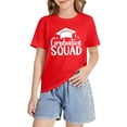 thumbnail image 4 of EnJoCho Boys Girls Graduation T-Shirt Teen Cute Grad Letter Graphic Short Sleeve Crewneck Shirt Kids Boy Girl Cotton Boys Oversized Cotton T Shirt, 4 of 6