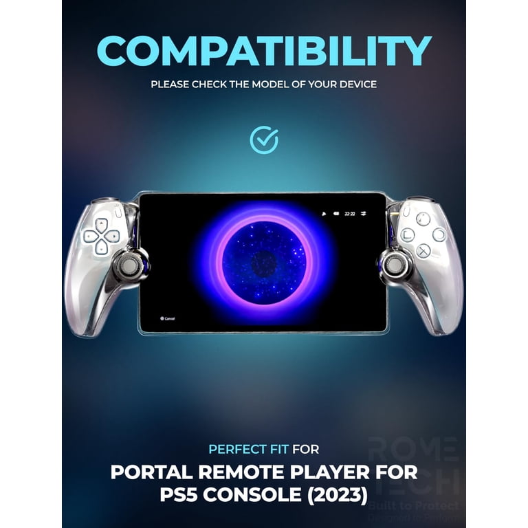 PS5 Portal Clear Hard Case for PlayStation Portal 2023 - Slim and