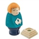 thumbnail image 3 of Angela Merkel Cartoon Figure Wooden Craft Statue Home Decoration Desktop Ornaments Gift, 3 of 4