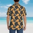 thumbnail image 6 of Daiia Chicken Legs Hawaiian Shirt for Men Gentle Cotton Regular Short Sleeve Casual-Small, 6 of 9