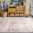 thumbnail image 2 of SAFAVIEH Martha Stewart Kiana Medallion Machine Washable Area Rug, Beige/Gold, 9' x 12', 2 of 11
