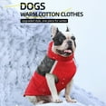 thumbnail image 4 of CNKOO Dog Jacket  Warm Zip Up Dog Vest Cotton Coat  Winter Water Resistant Dog Clothes for Small Medium Dogs Yellow(Chest Circumference18.1”), 4 of 9