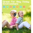 thumbnail image 5 of PROHEAR 032 2 Pack Kids Ear Protection, NRR 25dB Childrens Earmuffs, Adjustable Headband Safety Ear Muffs for Sports Events, Concerts, Airports - Orange & White, 5 of 8
