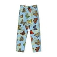 thumbnail image 4 of Daiia Multicolored Butterflies Men's Sleep Pant with Pockets and Drawstring,Pajama Pants-XX-Large, 4 of 9