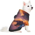 thumbnail image 2 of Honeii Watercolor Sky Dragon Print Small Dog Hoodies Pet Hooded Sweatshirts Fall Winter Puppy Cat Sweaters Warm Clothes for Small Dogs Outfits Costume-, 2 of 7