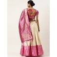 thumbnail image 5 of Parvdi Lehenga Choli Readymade Indian Lehenga For Women Wedding Party Wear Woven Design Stitched Silk Lehenga & Stitched Silk Blouse Top With Dupatta, 5 of 7