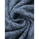 thumbnail image 5 of Conjunto de pijama para mujer INSPIRE CHIC de dos piezas, con parte superior de manga corta de punto acanalado y pantalones con abertura lateral, con bolsillos, talla XL, color azul, 5 of 5