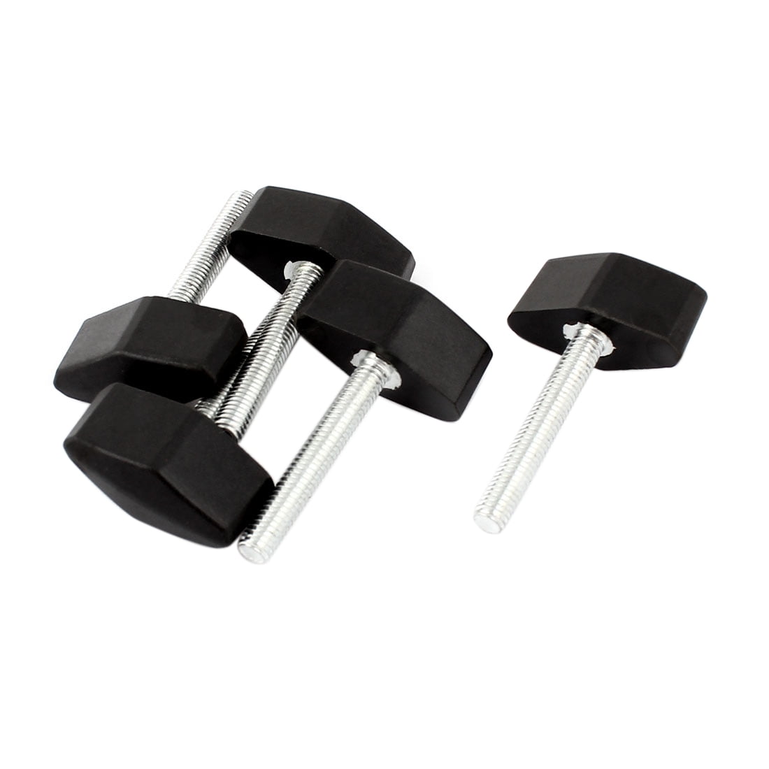 5Pcs M6x40mm Thread Rotating Adjustable T Clamping Handle Screw Knob
