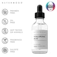 thumbnail image 2 of Sérum de ácido hialurónico puro Asterwood Naturals 59 ml/60 ml, 2 of 7