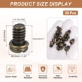 thumbnail image 2 of Uxcell 30Pcs 1/4x10 (1/4-20UNC) Tornillos para Aspas de Ventilador de Techo, Cobre, 2 of 6
