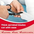 thumbnail image 4 of Ever Ready First Aid Autoclavable Titanium Bonded Bandage Shears 7 1/4" Bent - Black, 4 of 5