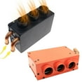 thumbnail image 2 of 3 Holes 12V/24V 24W Electric Heater Copper Water Pipe Defroster Fan, 2 of 8