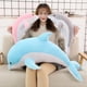 thumbnail image 3 of 1pc 30-160cm Enorme Delfín de Peluche Azul Rosa Peluche Juguete Mar Océano Animal Acuático Niños Peluche Animal Muñeca Niños Niñas Regalo de Cumpleaños Azul, 3 of 5