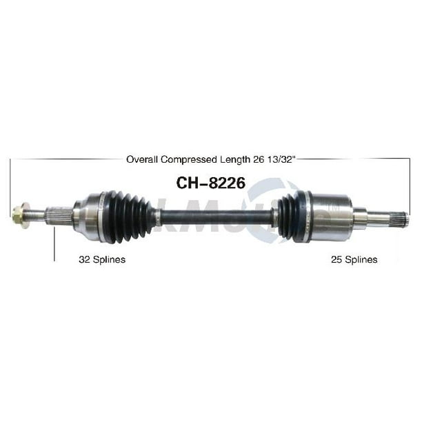 OE Replacement for 20082010 Dodge Grand Caravan Front Left CV Axle