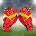 thumbnail image 3 of fankhu Children Football Gloves Adjustable Elastic PU Sports Accessories (5 Red), 3 of 8
