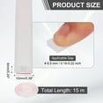 thumbnail image 2 of Rubber Weather Stripping Door Seal Strip 49 Feet, Self-Adhesive Door Insulation Weather Strip White, 2 of 6