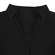 thumbnail image 5 of Vestido de Manga Larga para las Mujeres Caída Color Sólido Solapa Bolsillo de Manga Corta, Vestido Corto de Manga Larga para las Mujeres Longitud de Rodilla Casual, 5 of 8