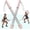 Pink, variant on Ropeless Ropes for Gym (2-Pack), Space-Saving & Quiet Cordless Ropes for Full- , HIIT & Low- Aerobic , Adjustable Weight Handles,