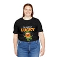 thumbnail image 6 of I'M Feeling Lucky St Patrick's Day Irish Unisex Jersey Short Sleeve Tee, 6 of 8