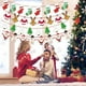 thumbnail image 4 of Guirnalda de pancartas de papel de Feliz Navidad, decoraciones navideñas para el hogar, adorno de Papá Noel, bandera colgante, suministros para fiestas de Año Nuevo 2024, 4 of 5