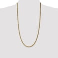 thumbnail image 2 of Auriga Fine Jewelry 10K Yellow Gold 3.9 mm Flat Beveled Curb Chain Necklace for Men 28", 2 of 7