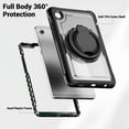 thumbnail image 3 of XYX Case for Samsung Galaxy Tab A11/ Tab A9 8.7 Inch 2025/2023 with Rotating Stand, Shoulder Strap, 2in1 Shockproof Cover, Transparent, 3 of 7