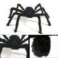 thumbnail image 3 of Giant Spider Decorations, Large Spider with Straps Hairy Backpack Spider Realistic Scary Prank Props for Indoor Outdoor Yard Party Decor, 3 of 9