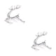 thumbnail image 4 of Inteprter 12pcs Metal Elk Napkin Rings Home Banquet Tableware Wedding Restaurant Interesting Ornament Napkins Buckles Part Hotel Type1 NO1, 4 of 6