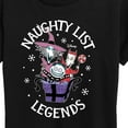 thumbnail image 3 of The Nightmare Before Christmas - Naughty List Legends - Women's Short Sleeve Graphic T-Shirt, 3 of 5