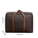 thumbnail image 3 of Bolsa de Viaje Plegable de Tela No Tejida - Organizador de Equipaje de Gran Capacidad, Bolsa de Lona, Maleta, Bolso - Negro/Café/Gris, 48X30X25 Cm a 78X55X25 Cm, 85 G-165 G, 3 of 6