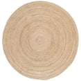 thumbnail image 2 of Safavieh Natural Fiber Dallas Striped Area Rug, Natural/Gray, 6' x 6' Round, 2 of 9
