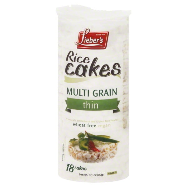 Lieber's Rice Cakes Multigrain Thin Rice Cakes 3.1 oz (3 pack