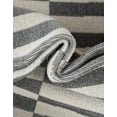 thumbnail image 4 of Unique Loom Williamsburg Collection Area Rug - Striped (6' 1" x 9' Rectangle Dark Gray/Ivory), 4 of 7