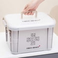 thumbnail image 5 of Ludlz First Aid Emergency Kit Large Capacity Medicine Box Container Storage Organizer, 5 of 7