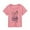 X3Pink, variant on lnmuld Tops for Easter Bunny Cartoon Print Summer Short Sleeve T-Shirt for Kids and Girls Casual Comfortable Tee Size:7-8 Years